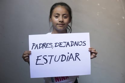 Naydelin, 13 años, de Guatemala.