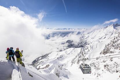 Freeski en Innsbruck.