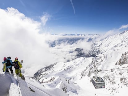 Freeski en Innsbruck.