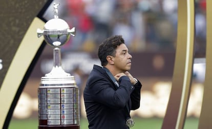 Marcelo Gallardo, técnico de River, tras perder la final ante el Flamengo. 