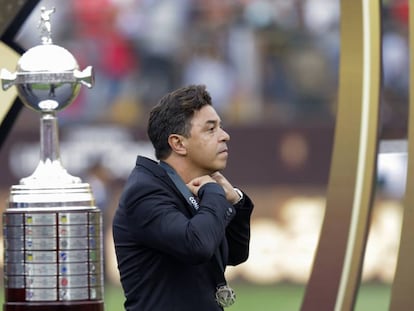 Marcelo Gallardo, técnico de River, tras perder la final ante el Flamengo. 