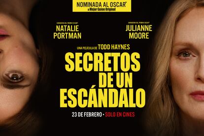 Cartel promocional de la película 'Secretos de un escándalo', en cines el 23 de febrero.