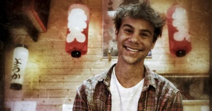 El actor Ferrán Vilajosana, en el Mercado de San Antón.