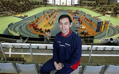 Juan Manuel Alonso, ayer en la pista de Valencia.