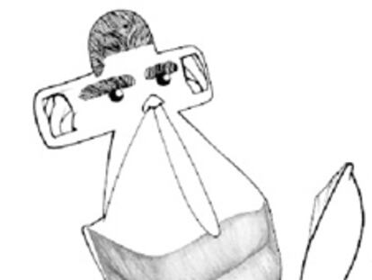 Caricatura de Fernando Hierro