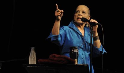 Patti Austin, en el festival de jazz de Vitoria. 