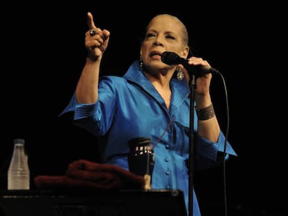 Patti Austin, en el festival de jazz de Vitoria. 