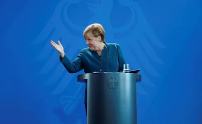 A chanceler Angela Merkel nesta quinta-feira.