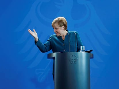 A chanceler Angela Merkel nesta quinta-feira.