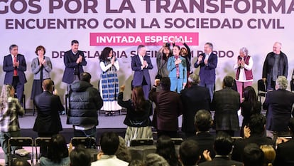 Claudia Sheinbaum en campaña presidencial