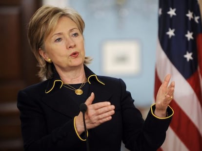 La secretaria de Estado de EEUU, Hillary Clinton.