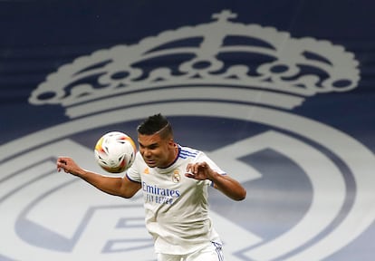 Casemiro, el pasado domingo contra el Celta.