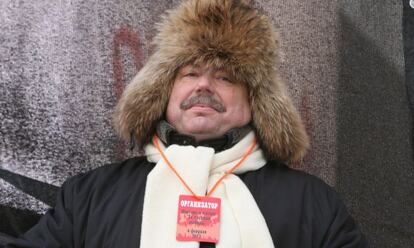 Guennadi Gudkov, durante un mitin de la oposici&oacute;n, el pasado febrero.