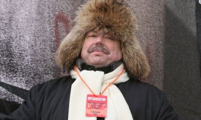 Guennadi Gudkov, durante un mitin de la oposición, el pasado febrero.
