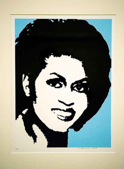 ‘Michelle O’, el retrato de aires ‘pop art’ de la ex primera dama que Thomas hizo en 2008.