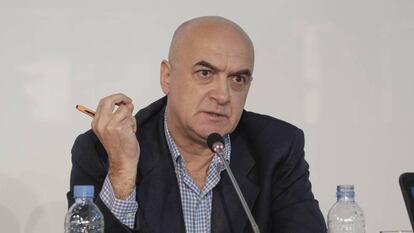 El periodista Yavuz Baydar este lunes en Madrid.