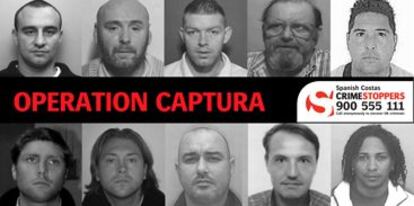 Rostros de los delincuentes más buscados de Inglaterra, según Crimestoppers