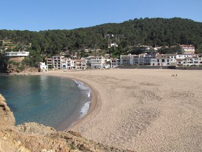 La platja de sa Riera, a Begur.