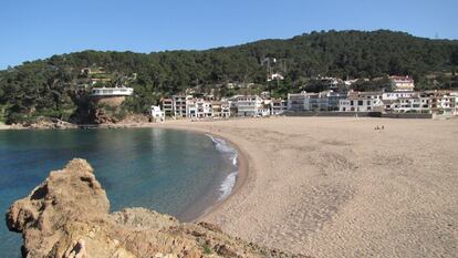 La platja de sa Riera, a Begur.