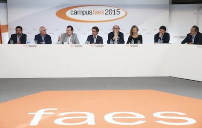 Clausura del campus FAES del juliol passat.