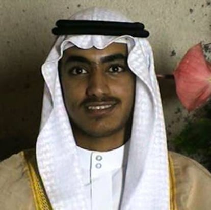 Hamza bin Laden, en su boda, en una imagen recogida por la CIA.