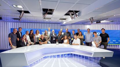 Parte del equipo de la SER durante la presentación de la temporada 2024-2025.