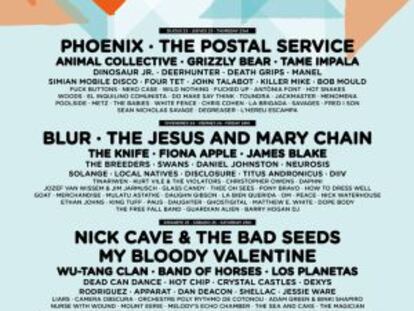 Primavera Sound el cartel, y La Gala