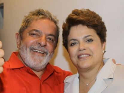 Lula da Silva y Rousseff en 2010.