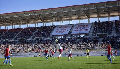 Partido entre el Jumilla y el Lorca, celebrado el domingo 6.