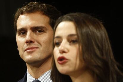 Albert Rivera e Inés Arrimadas, en una imagen de archivo.