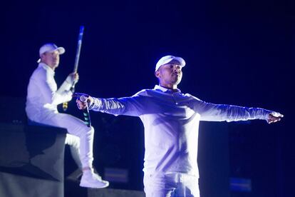 El grupo de música electrónica Major Lazer abrió la vigesimosegunda edición del Festival Internacional de Benicàssim (FIB) el pasado día 14.