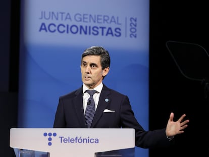 El presidente de Telefónica, José María Álvarez-Pallete.