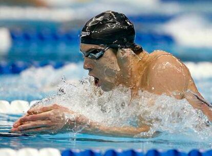 Phelps, en los 200 metros estilos.