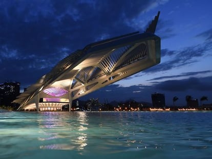 Vista del Museo del Mañana en Río de Janeiro (Brasil).