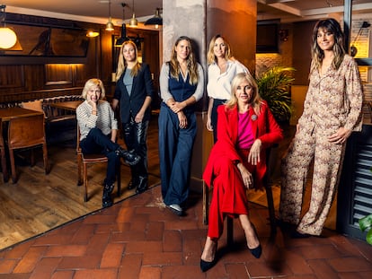 Beatriz Álvarez, María Zaplana, Candela Arroyo, Elena Delgado, Mariola Orellana e Isabel Jiménez, las seis socias de La Cantina del Ateneo