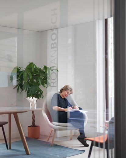 Bosch, en su estudio en Madrid.