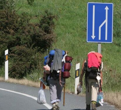 Camino de Santiago, Via de la Plata, a su paso por Sta. Cruz de Ribadulla