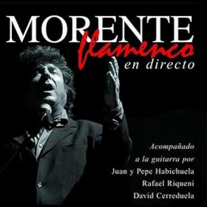 Carátula del disco de Enrique Morente publicado en 2009, que recoge actuaciones en directo del cantaor de la última década