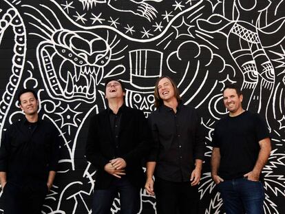 Imagen de los integrantes de Jimmy Eat World