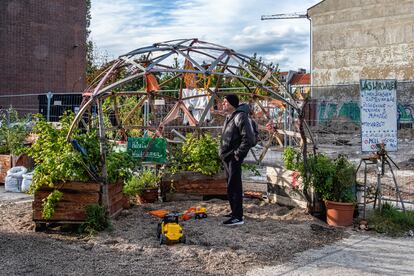 Uno de los jardines comunitarios en el bario de Neukölln de la capital alemana.