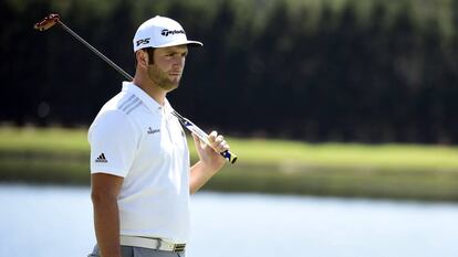 Jon Rahm, durante un torneo este miércoles.