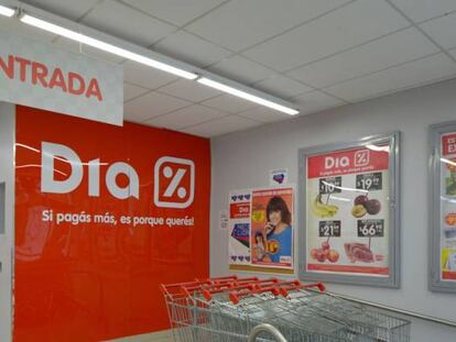 Un supermercado Dia en Argentina.