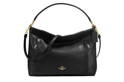 Bolso bandolera de piel de Coach (rebajado al 40% de 350 euros a 225).