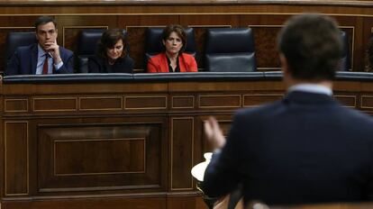 Sesión de Control en el Congreso de los Diputados.