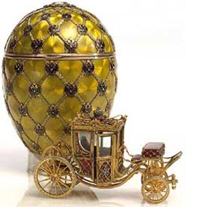 Dos de las piezas pertenecientes a la colección Fabergé compradas por Victor Vekselberg.