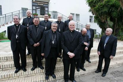 Reunión de los obispos de Andalucía en 2009.