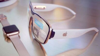 Concepto de gafas AR de Apple.