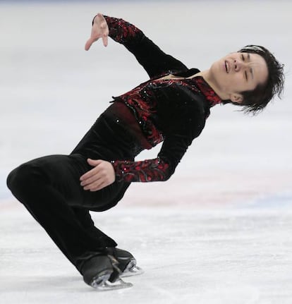 Uno Shoma (Japón), durante la final.