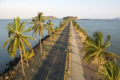 A Estrada de Amador, no Panamá.