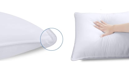 juego de dos almohadas suaves y cómodas